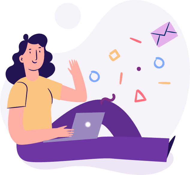 Illustration accompanying web24 frequently asked questions